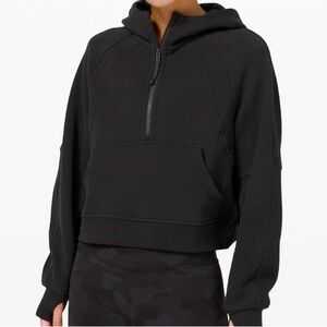 Lululemon Scuba Oversized 1/2 Zip Hoodie
Black